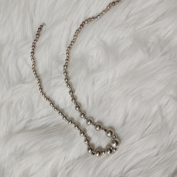 Silver beads chain - Picture 7 of 7